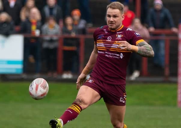 Dominic Brambani scored a try on his 100th appearance for Batley Bulldogs.