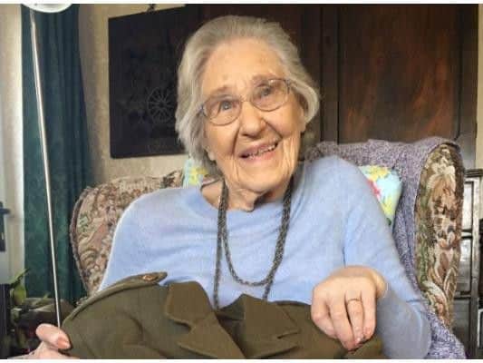June Dendy, aged 95 from Sherburn-in-Elmet, Yorkshire, was a Driver during World War Two, following in the footsteps of her army father.