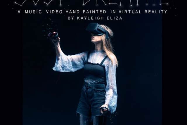 Leeds Beckett University student Kayleigh is using virtual reality to make music videos