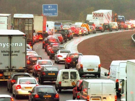 Traffic jams are getting worse in Leeds - in part because of congestion on the M62 and M621