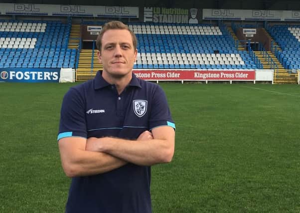 Featherstone Rovers head coach, Ryan Carr.