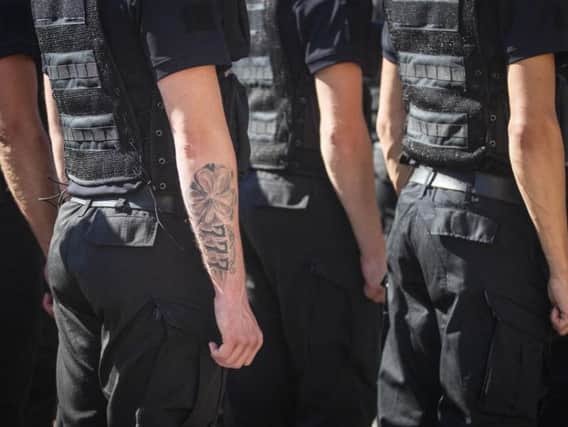 Some tattoos are permitted to be on show while an officer is on duty at West Yorkshire Police