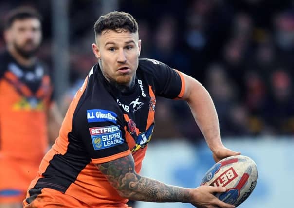 On-the-mend Castleford Tigers half-back, Jamie Ellis. PIC: Jonathan Gawthorpe