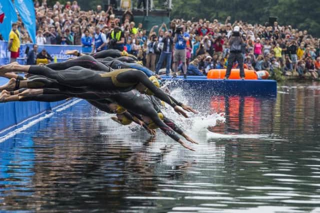 The three course event will see athletes swim, bike and run their way across the city on Sunday 9 June