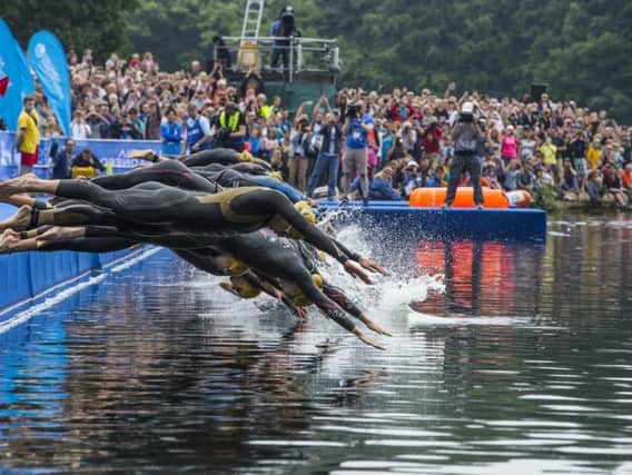 The three course event will see athletes swim, bike and run their way across the city on Sunday 9 June