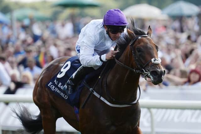 Sands of Mali, ridden here by Paul Hanagan, is the class act at Hamilton today. Picture: Anna Gowthorpe/PA Wire.