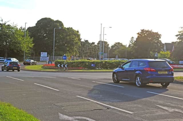 8 August  2018......    Residents angry at proposals to remove Lawnswood Roundabout, on the ring road at West park, and change into a multi-lane traffic light junction. They've launched a campaign to 'Save Lawnswood Roundabout'. Picture Tony Johnson.