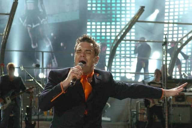 Robbie Williams at Roundhay Park, 2006.