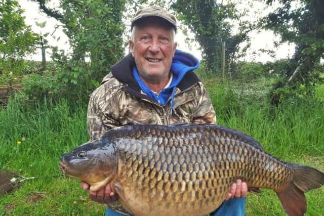 RECORD CATCH: Fishery expert John Leyland has broken the venue record at Bradford No 1s Knotford fishery with this stunning 40lb common bream as lakes continue to perform well.