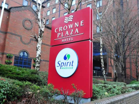 The Crowne Plaza in Leeds, where the Infected Blood Inquiry will take place this week and next. Picture: Tony Johnson.
