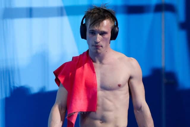 Jack Laugher, after winning gold in the Men's 3m Springboard final at last year's Commonwealth Games. Picture: Alex Whitehead/SWpix.com