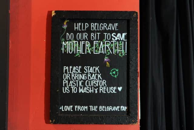 Customers at Belgrave Music Hall and Canteen are being asked to do their bit.