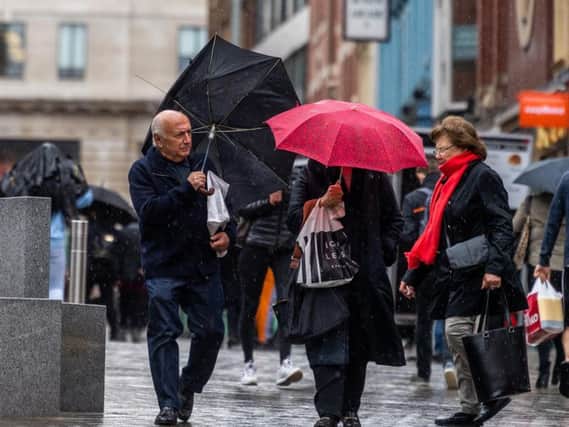 Yellow weather warning in place for heavy rain in Leeds