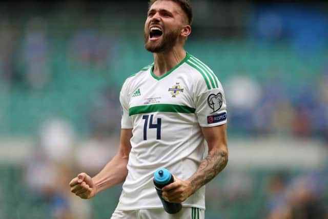 Leeds United winger Stuart Dallas.