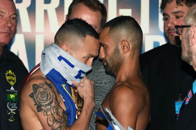 The fight is due to take place on Saturday night.