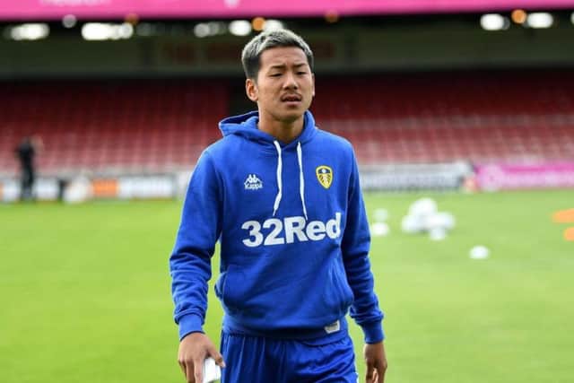 Leeds United playmaker Yosuke Ideguchi.