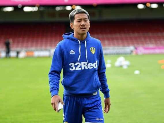 Leeds United playmaker Yosuke Ideguchi.