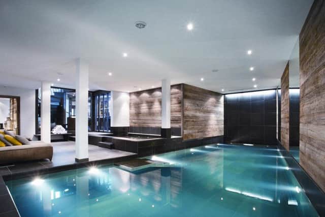 The Lodge located in Verbier, boasts nine bedrooms and suites, an indoor pool, indoor and outdoor jacuzzis and a friendly team of 15 experienced staff, including a spa therapist and award-winning chefs.
