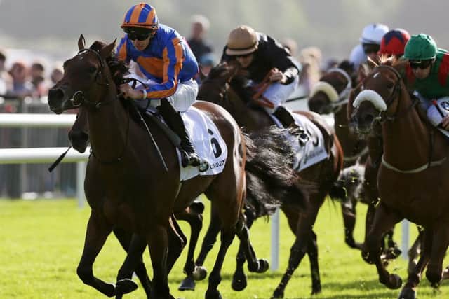 Hermosa, here ridden by Donnacha O'Brien at Galway last July, is bidding to head the fillies' mile division with a Coronation Stakes win at Royal Ascot. PIC: Brian Lawless/PA Wire