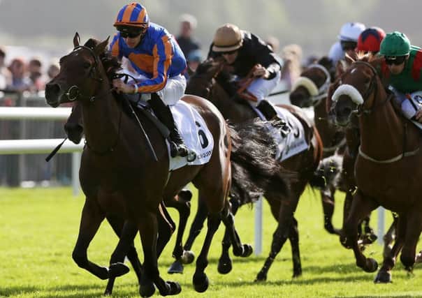 Hermosa, here ridden by Donnacha O'Brien at Galway last July, is bidding to head the fillies' mile division with a Coronation Stakes win at Royal Ascot. PIC: Brian Lawless/PA Wire