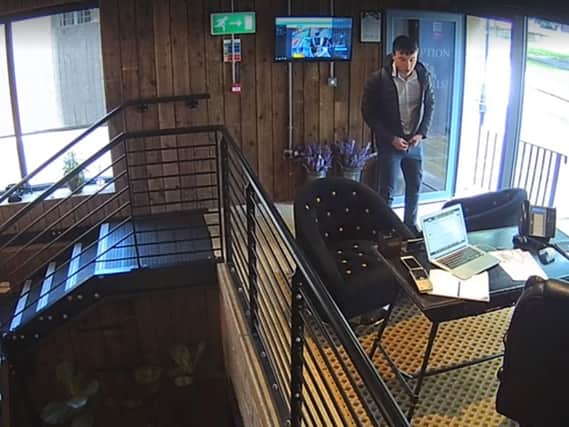 CCTV of the incident.
