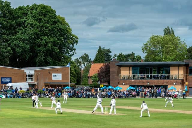 Yorkshire v Warwickshire at Clifton Park earlier this week.
Picture: Bruce Rollinson