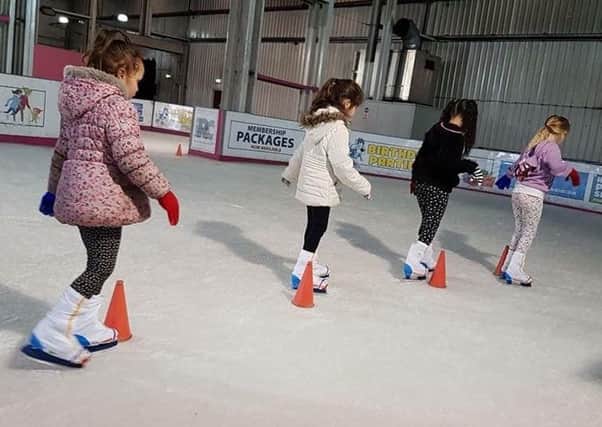 Youngsters can book now for ice skating lessons at the new Leeds ice rink on Elland Road