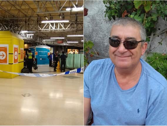 Dave Palffy died two weeks after collapsing on the concourse at Leeds train station.