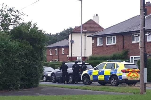 There is an ongoing firearms incident in Lawnswood Avenue.