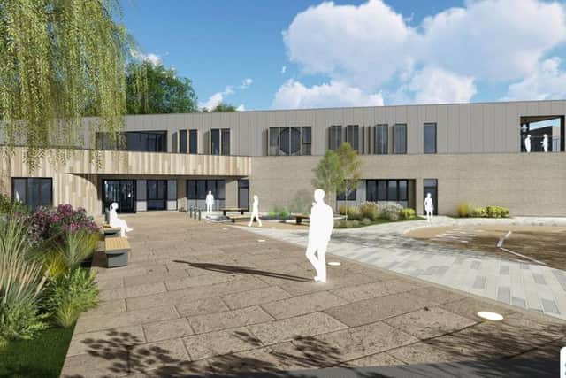 An artist's impression of the unit, to be built on the St Mary's Hospital site in Armley.