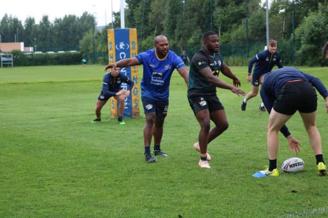 Robert Lui in training at Leeds Rhinos. PIC: Leeds Rhinos RLFC