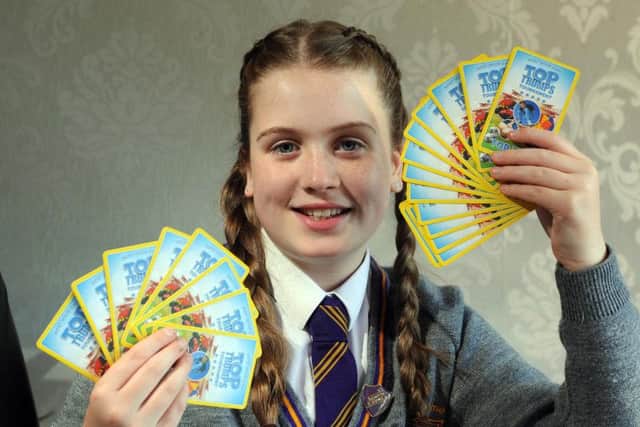 Lily Kettleborough, aged 11, has won her way through to the UK Top Trumps Finals after beating her classmates at Holy Name Catholic Voluntary Academy in Cookridge.