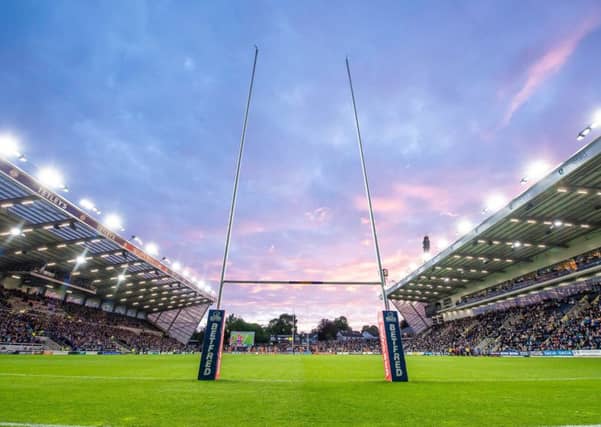 HOME COMFORTS: Leeds Rhinos will be hoping Emerald Headingley will prove a fortress on the run-in to the conclusion of the 2019-20 Super League campaign, with seven of 10 remaining games secheduled there. Picture: Allan McKenzie/SWpix.com