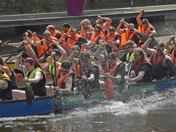 Making a splash at this year's Leeds Waterfront Festival.