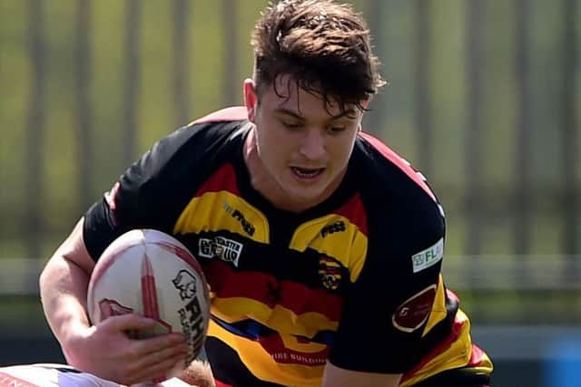 Jordan Crowther spent valuable time out on loan at Dewsbury Rams last year. Picture: Paul Butterfield.