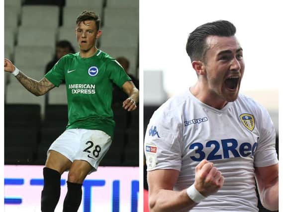 Jack Harrison and Ben White have signed for Leeds United on season-long loan deals