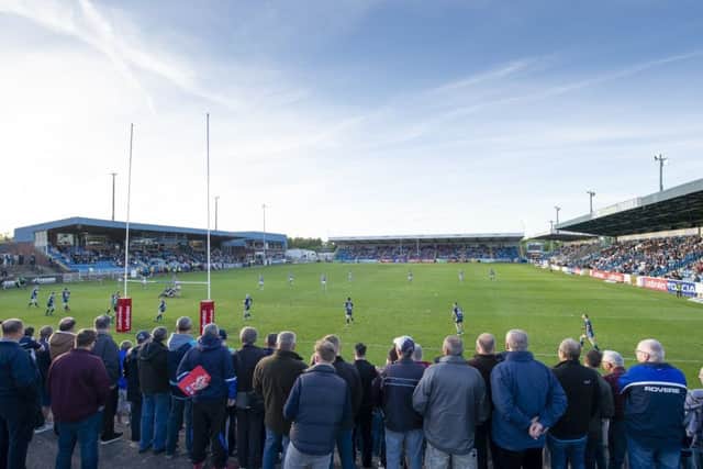 Featherstone Rovers' stadium. Allan McKenzie/SWpix.com