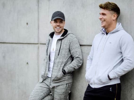 Kane Towning and Tom Zanetti who are opening a bar in Leeds.