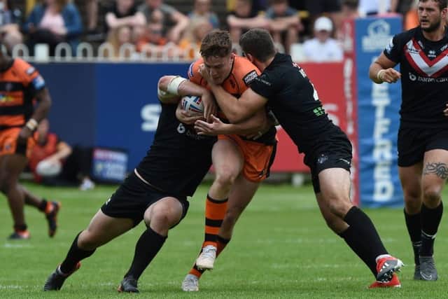 Castleford half-back Jake Trueman will sit out the derby with Leeds Rhinos because of concussion protocols.