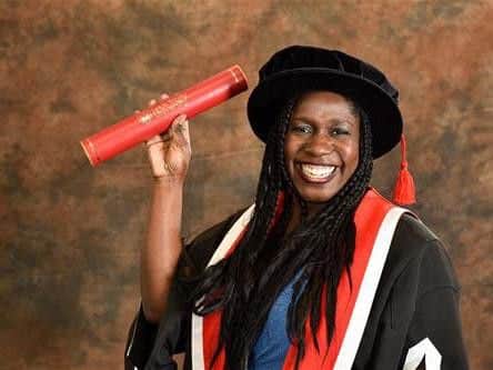 Author Dorothy Koomson. Picture sent by Leeds Trinity University.