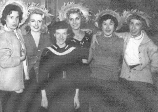 Rita Chambers working at Benjamin & Sons (far right)