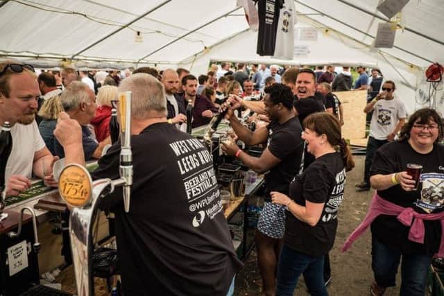 Invite to raise a glass and funds at Bramhope beer festival