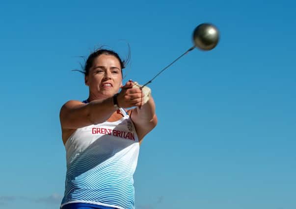 Aiming for Paris: Hammer thrower Jessica Mayho.  Picture: Bruce Rollinson