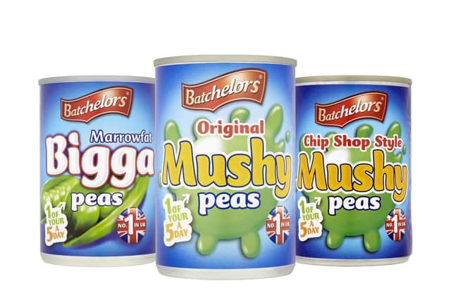 Batchelors Peas are the perfect accompaniment for match day meals
