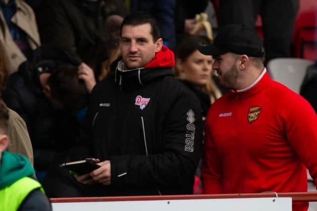 Dewsbury Rams coach Lee Greenwood.