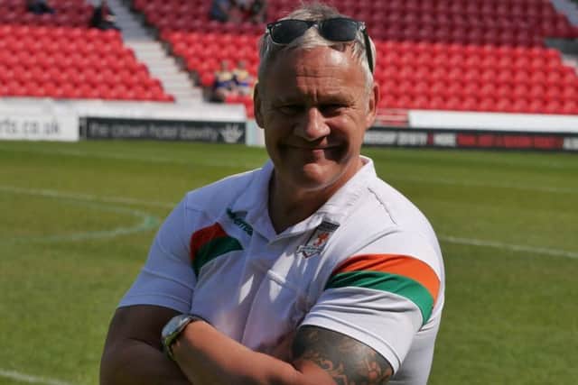 Hunslet head coach Gary Thornton.