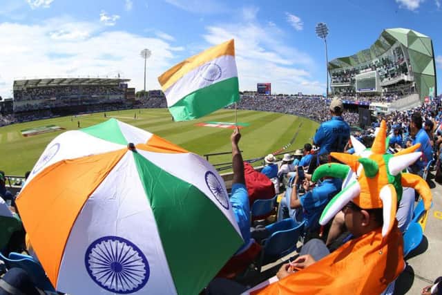 Crowds remained peaceful as India took on Sri Lanka at Headingley Stadium on Saturday. Picture: PA