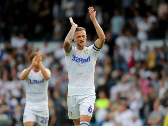 Leeds United captain and centre-back Liam Cooper.
