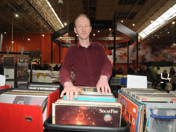 Leeds Record and Book Fair organiser John Cox at last month's event. Picture: Tony Johnson