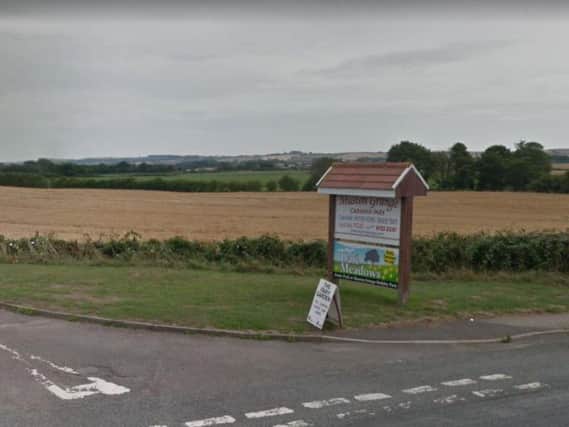 The assault happened at a caravan park in Filey. Photo: Google.